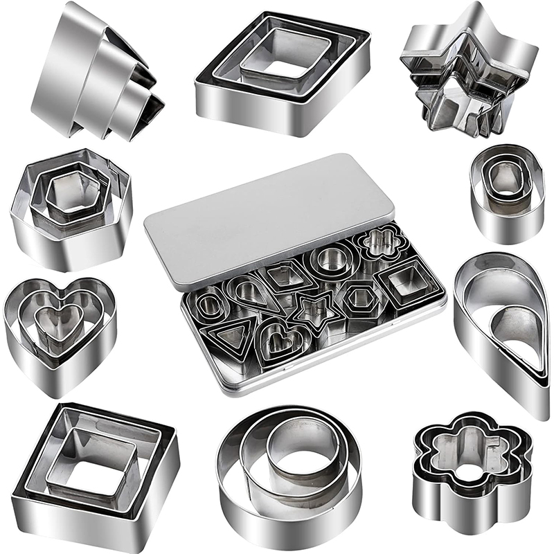 Cookie Cutter Set - LMETJMA 30Pcs Mini Cookie Cutters Set