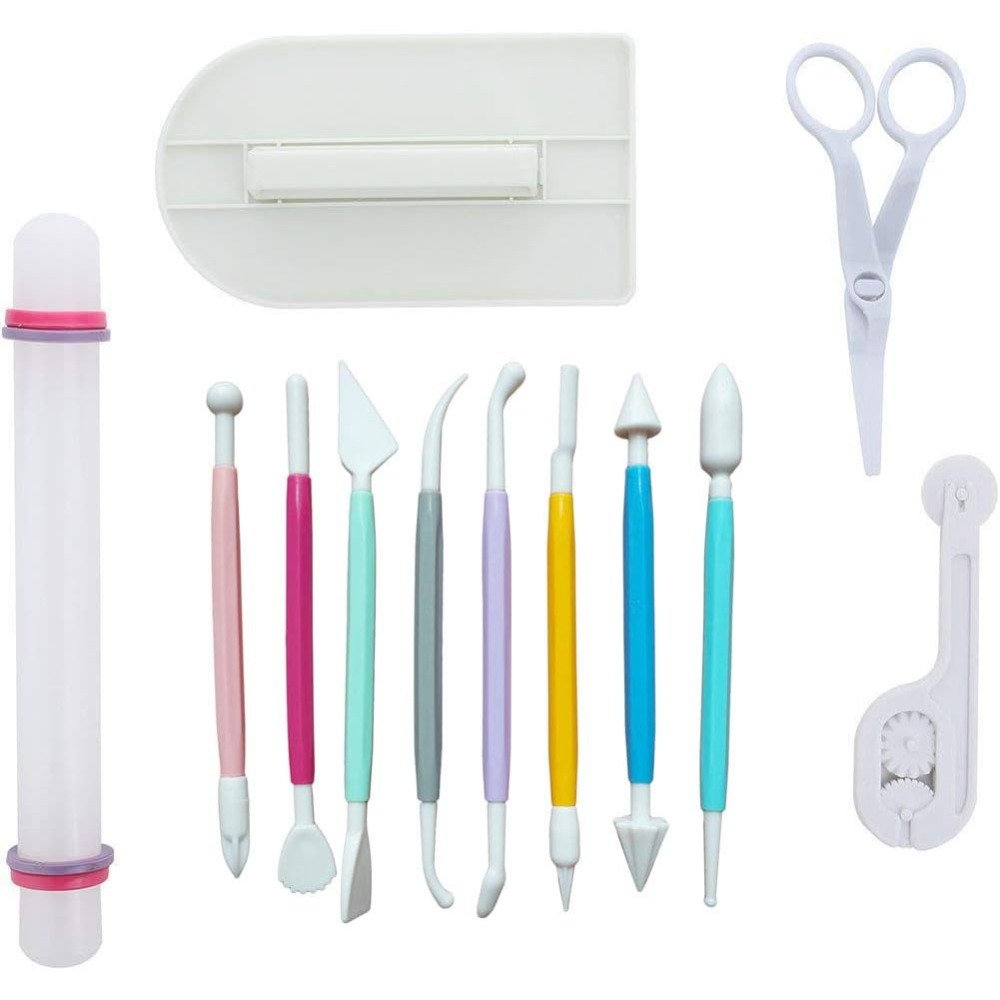 Fondant Smoother Set - Zestaw narzędzi do dekorowania ciast z