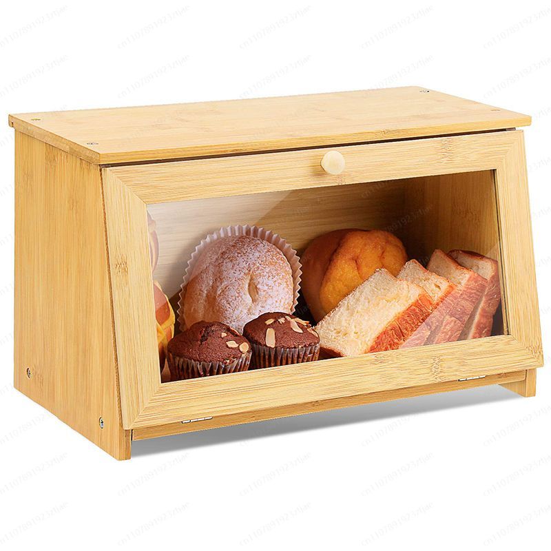 Kitchen Cabinet Baking Organizer - Szafka ekspozycyjna na chleb ze szklanymi