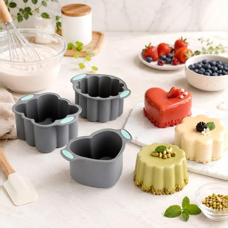 Kitchen Baking Decor - Forma silikonowa do ciasta musowego w