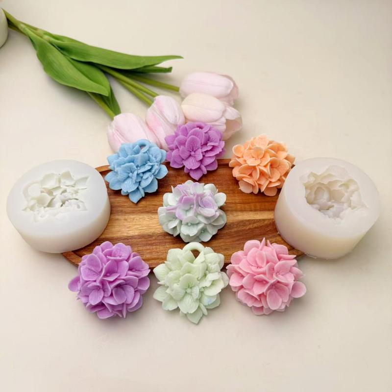 Kitchen Baking Decor - ● Forma silikonowa do hortensji, DIY,