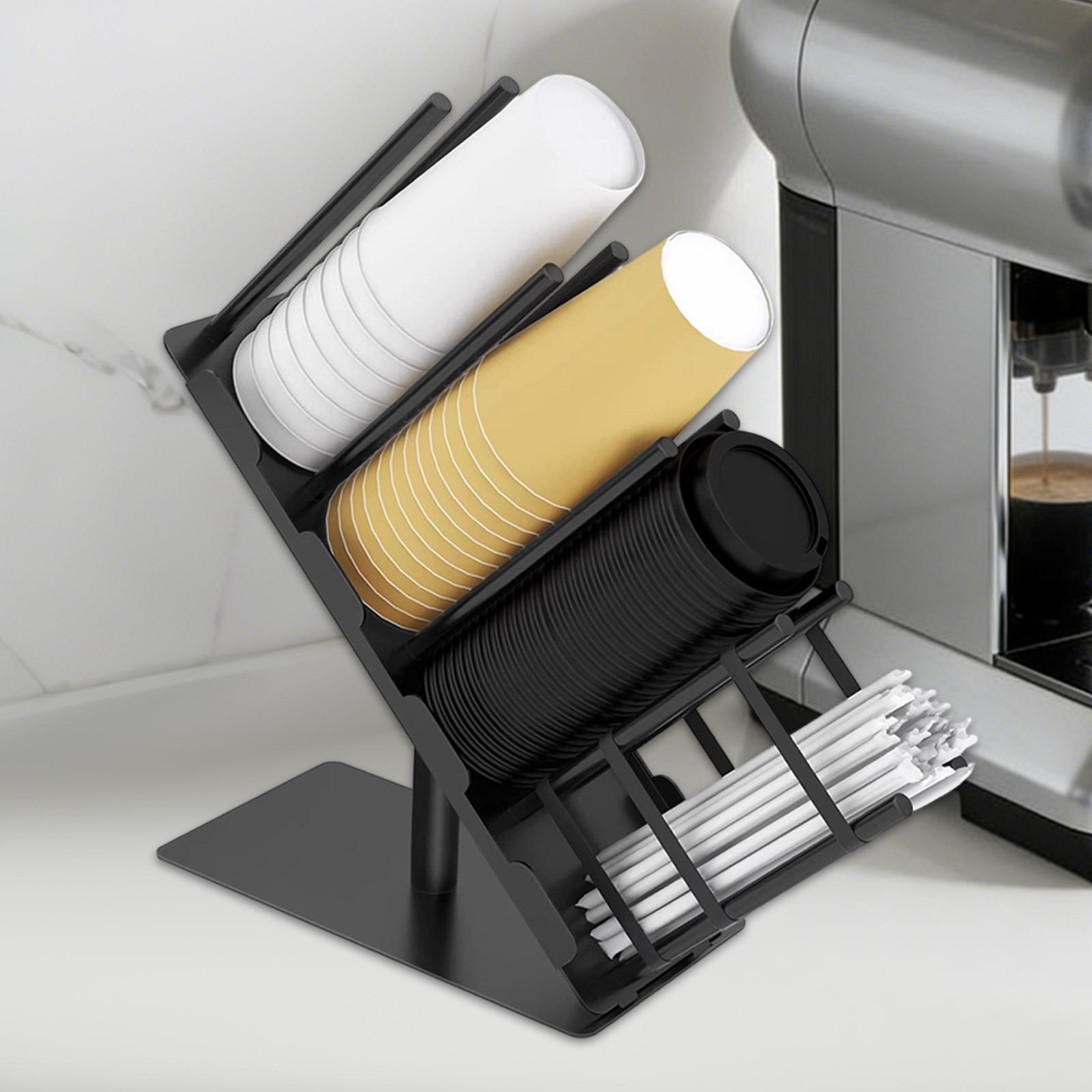 Kitchen Cabinet Baking Organizer - Pojemnik na kubki papierowe i pokrywki,