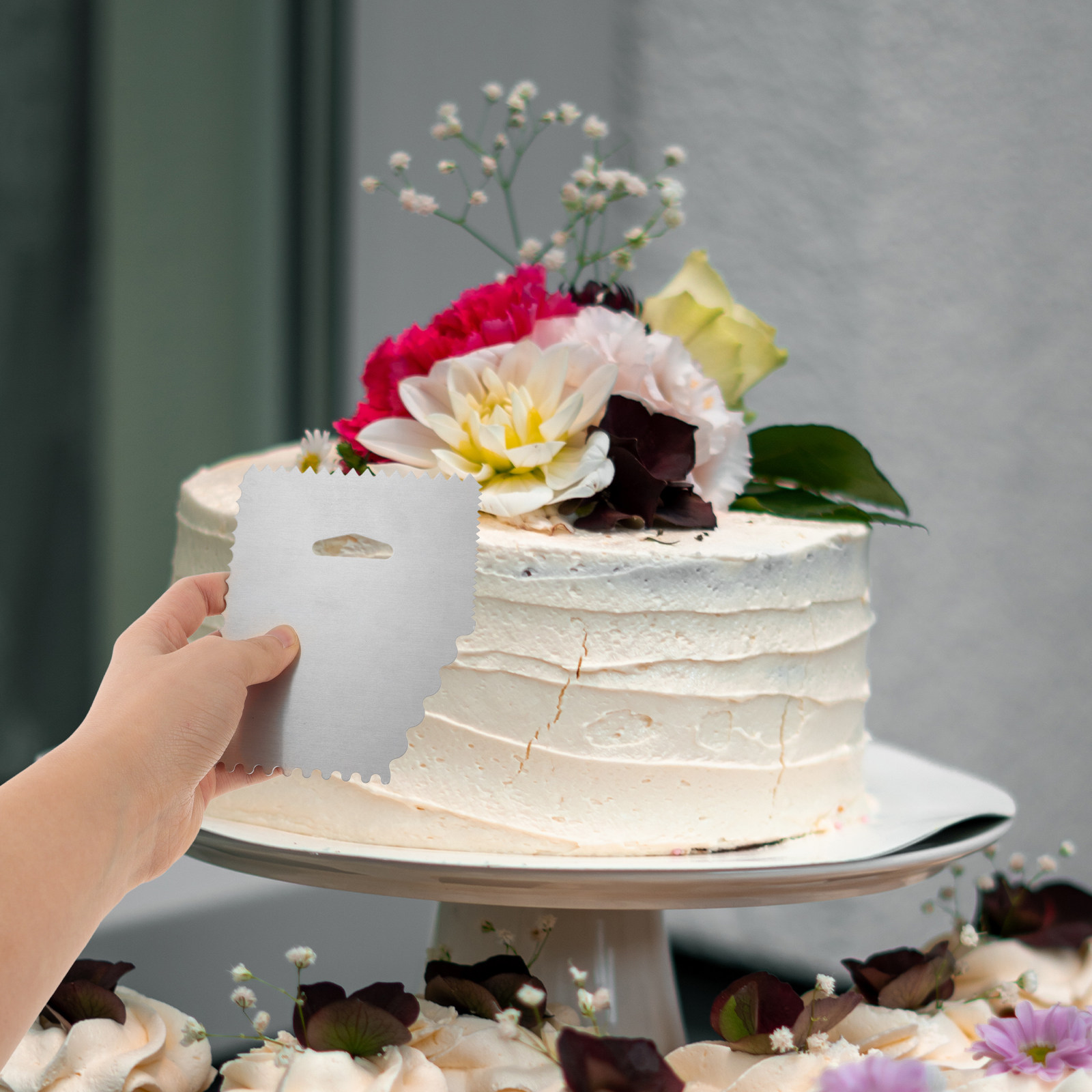 Fondant Smoother Set - Zestaw 4 szt. skrobaków do ciasta
