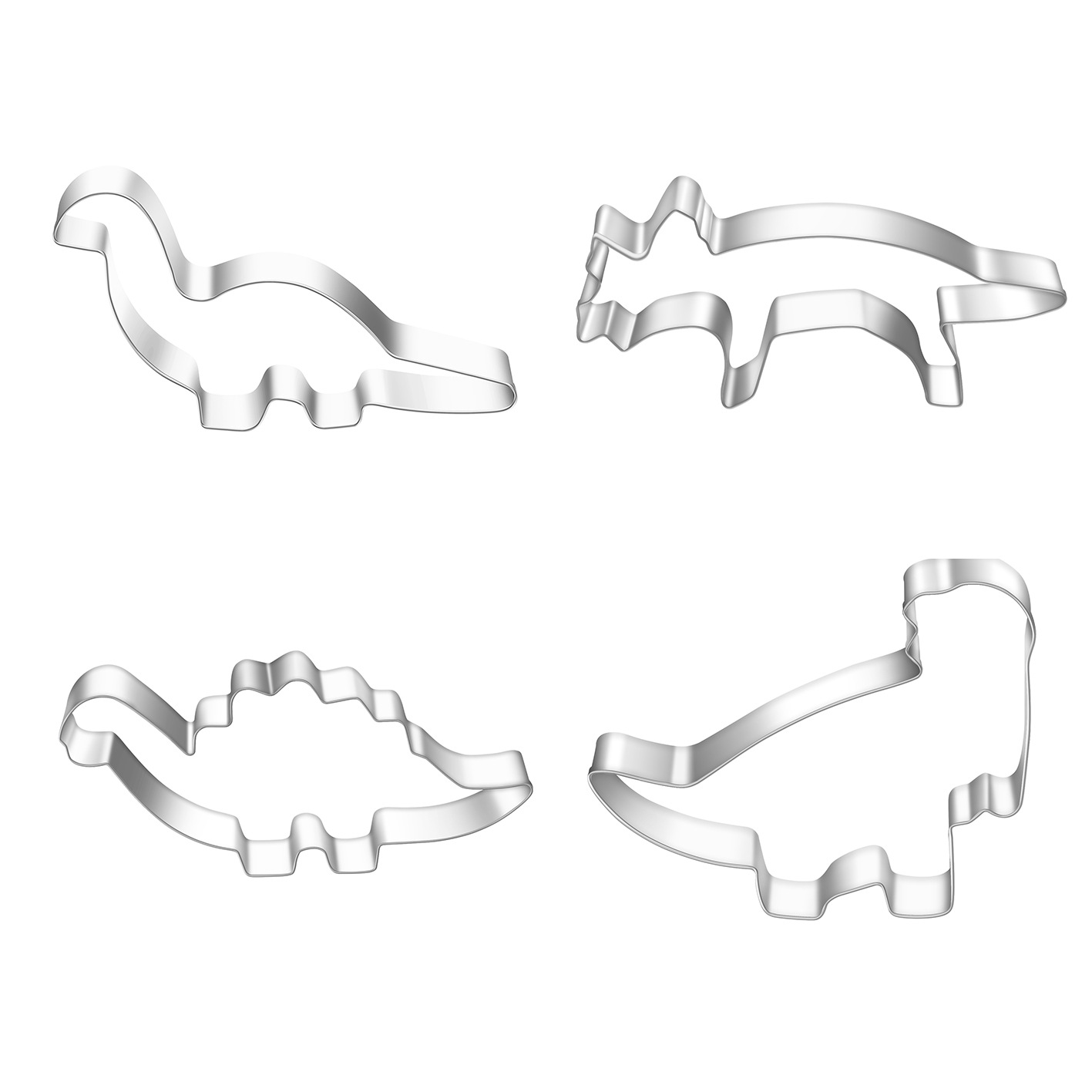 Cookie Cutter Set - 4 szt./zestaw Wykrawacze do ciastek i