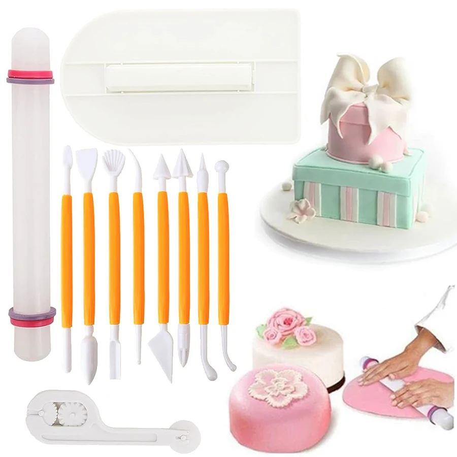 11-częściowy zestaw narzędzi d – Fondant Smoother Set recenzja i cena
