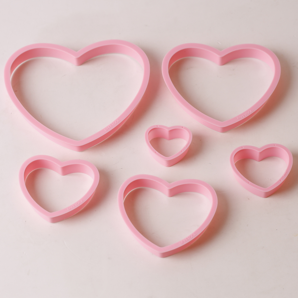 1 zestaw/3 zestawy różowe serc – Cookie Cutter Set recenzja i cena