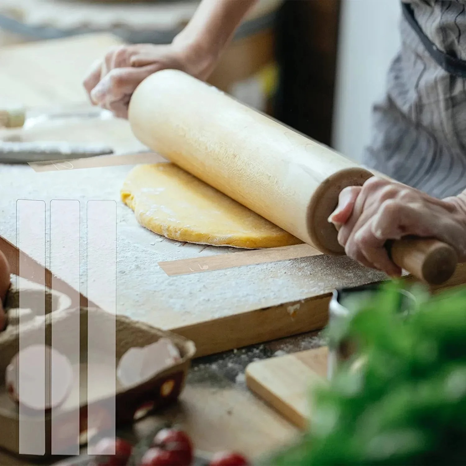 2 szt. Kuchenne prowadnice do  – Fondant Smoother Set recenzja i cena