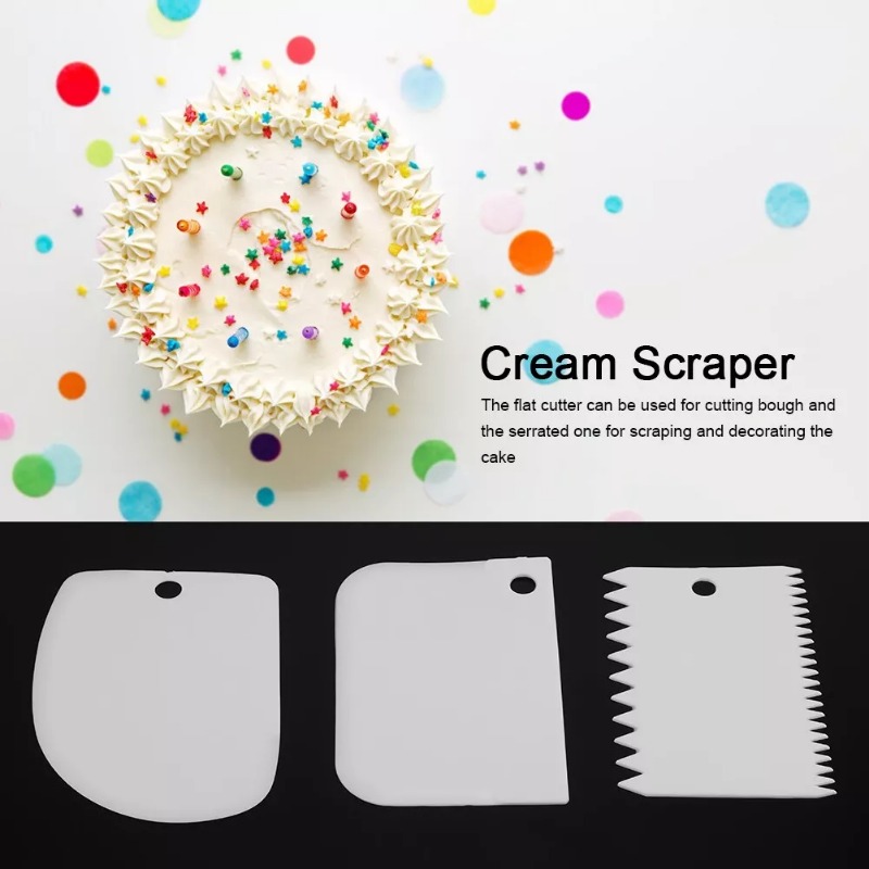 Plastikowy zestaw skrobaków do – Fondant Smoother Set recenzja i cena