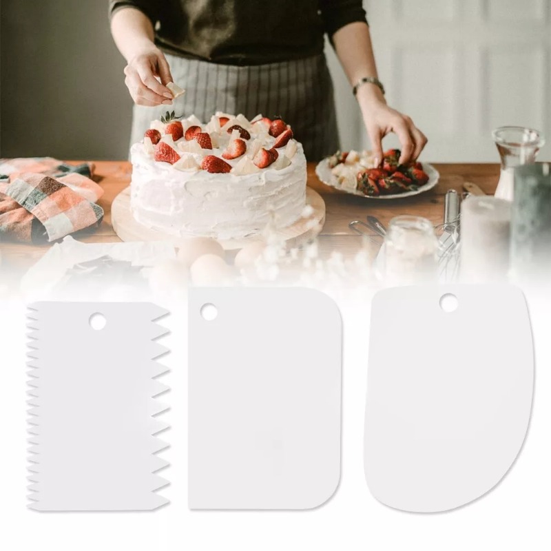 Plastikowy zestaw skrobaków do – Fondant Smoother Set recenzja i cena