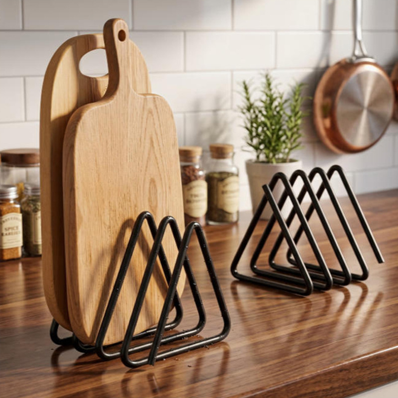 Trójkątny stojak na deski do k – Kitchen Cabinet Baking Organizer recenzja i cena