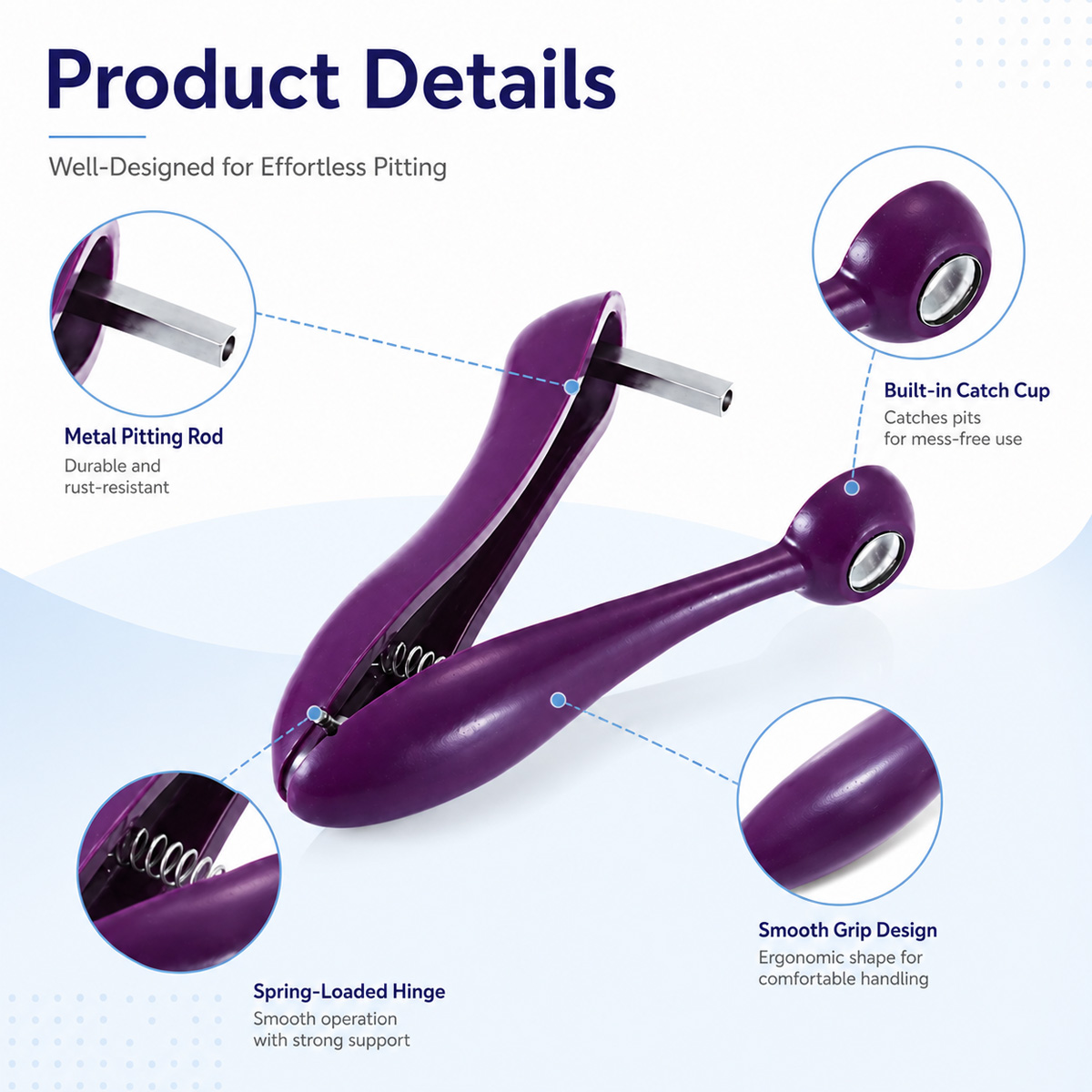 Ręczny wykrawacz do pestek wiś – Kitchen Tools For Baking recenzja i cena