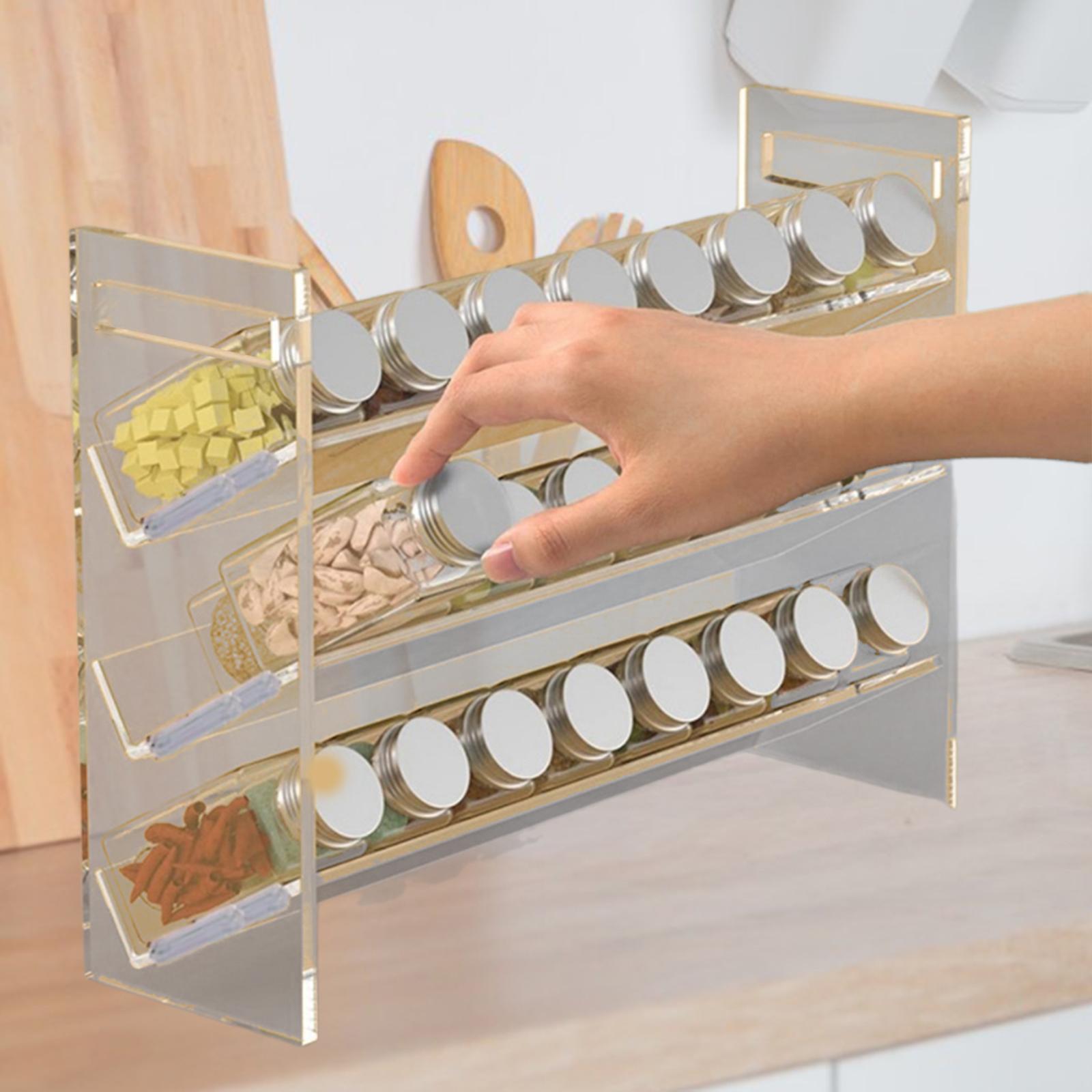 Akrylowy regał na przyprawy, p – Kitchen Cabinet Baking Organizer recenzja i cena
