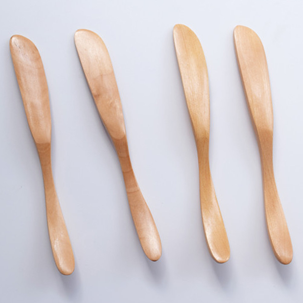 3 szt. Drewniane szpatułki do  – Kitchen Baking Decor recenzja i cena