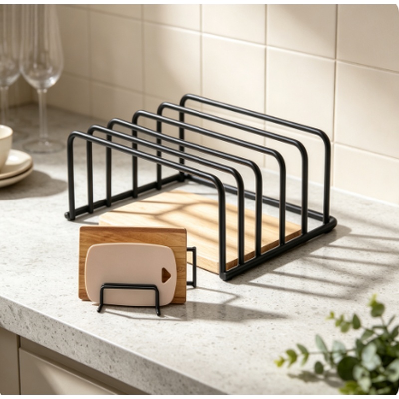 Półka do przechowywania desek  – Kitchen Cabinet Baking Organizer recenzja i cena