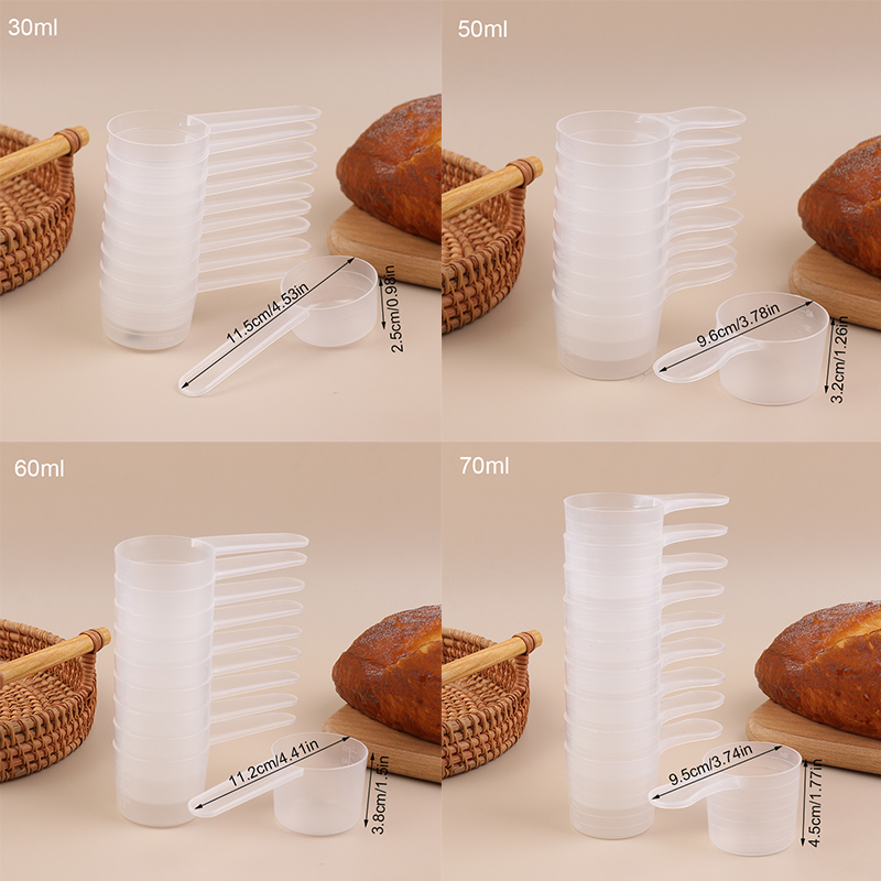 10 szt. Przezroczyste plastiko – Baking Powder Kitchen recenzja i cena