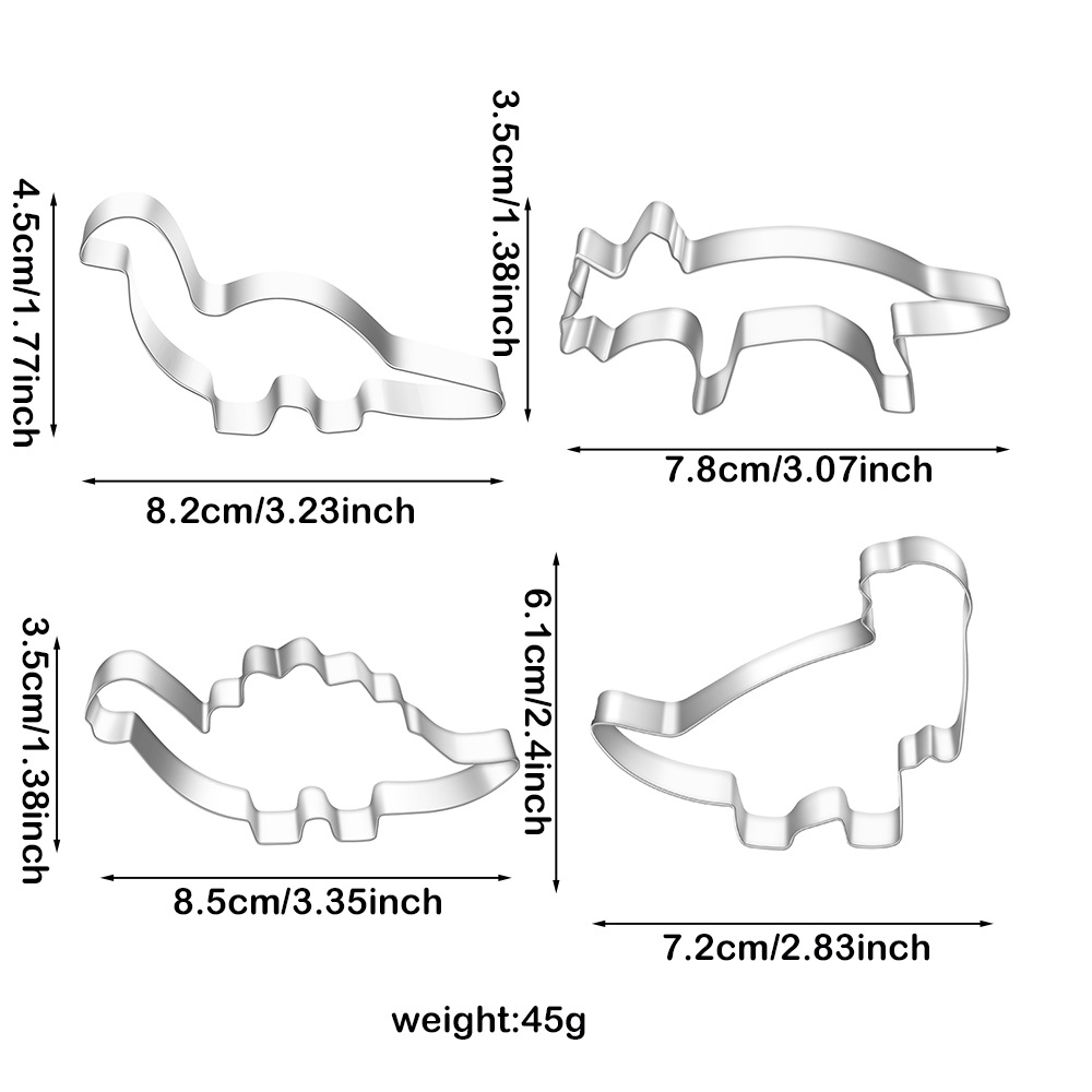 4 szt./zestaw Wykrawacze do ci – Cookie Cutter Set recenzja i cena